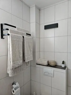 Ein Badezimmer in der Unterkunft Gemütliche Wohnung in ruhigem Wohngebiet