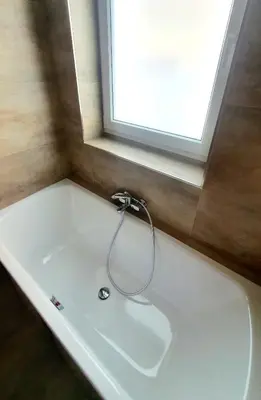Ein Badezimmer in der Unterkunft Moderne Neubauwohnung