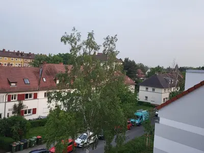 Die Umgebung um das Privatzimmer