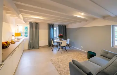 Ein Sitzbereich in der Unterkunft Casa La Fattoria Sole