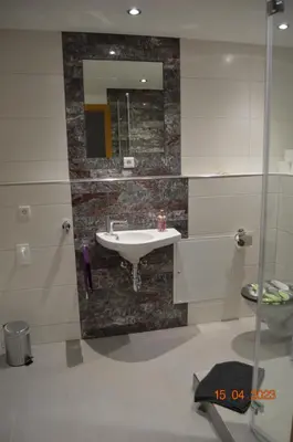 Ein Badezimmer in der Unterkunft Ferienwohnung Fillsack