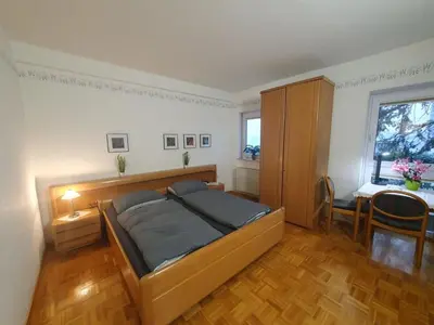 Ein Bett oder Betten in einem Zimmer der Unterkunft Hochparterre für 4 Personen