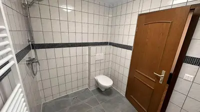 Ein Badezimmer in der Unterkunft FeWo&MoWo Zur Mühle Reinhard