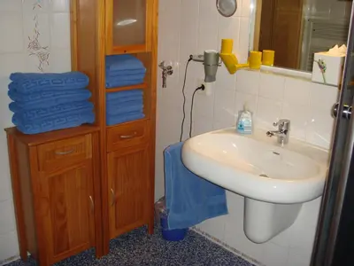 Ein Badezimmer in der Unterkunft Ferienwohnung-Barrique
