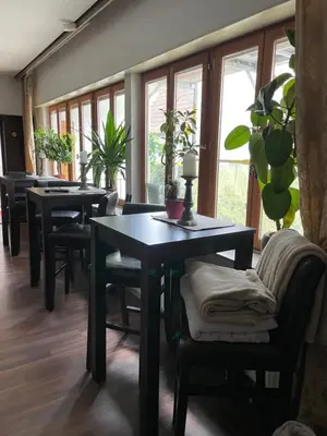 Ein Sitzbereich in der Unterkunft Hotel Bettelhaus