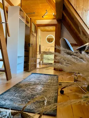 Grundriss der Unterkunft Mein MINI-HAUS - 2 Zimmer - Smart-TV - Stein & Holz