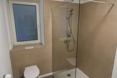 Ein Badezimmer in der Unterkunft Ferienwohnung am Erzberg