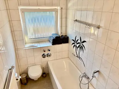 Ein Badezimmer in der Unterkunft RelaxStay - Balkon - Smart-TV - WIFI