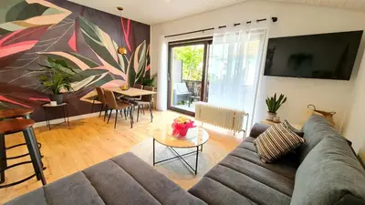 TV/Unterhaltungsangebot in der Unterkunft Ferienwohnungen Krüger 'Apartment Luke'