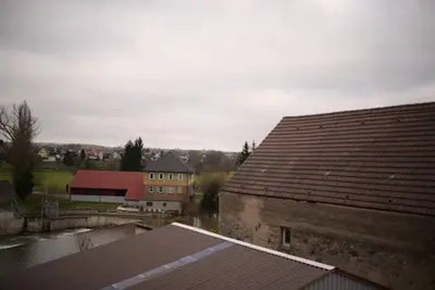 Das Gebäude in dem sich die Ferienwohnung befindet