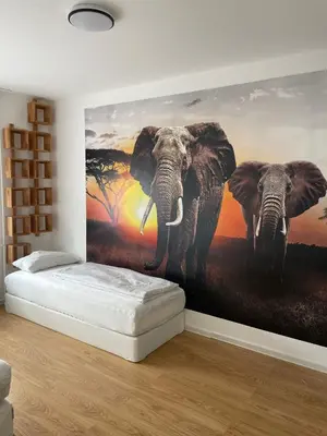 Ein Bett oder Betten in einem Zimmer der Unterkunft Joanna Apartment - MA Käfertal 1