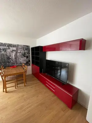 Ein Sitzbereich in der Unterkunft Joanna Apartment - MA Käfertal 1