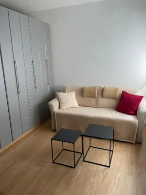 Ein Sitzbereich in der Unterkunft Joanna Apartment - MA Käfertal 1