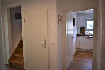 Küche/Küchenzeile in der Unterkunft Heiligenbergblick