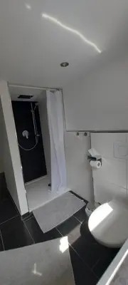 Ein Badezimmer in der Unterkunft Traumblick Südpfalz