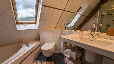 Ein Badezimmer in der Unterkunft WOLKENFREI - ankommen und Zuhause fühlen - Apart-VL
