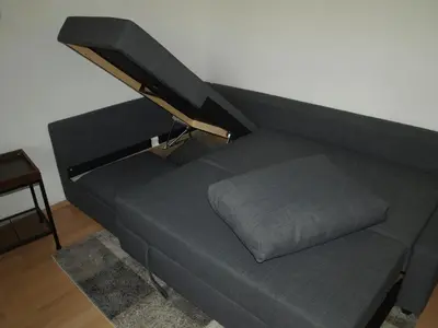 Ein Sitzbereich in der Unterkunft Apartment 