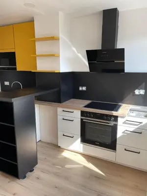 Küche/Küchenzeile in der Unterkunft Joanna Apartment - Schwetzingen 3