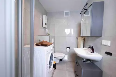 Ein Badezimmer in der Unterkunft Comfy Apartment Heart of Mannheim