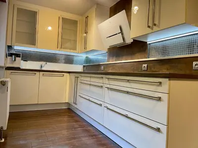 Küche/Küchenzeile in der Unterkunft Goldstadt Garden Residence - City Apartment Pforzheim