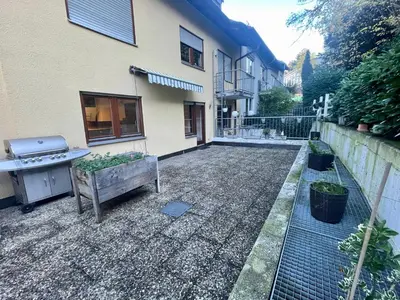 Ein Garten an der Unterkunft Goldstadt Garden Residence - City Apartment Pforzheim