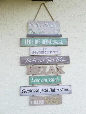 Ein Zertifikat, Auszeichnung, Logo oder anderes Dokument, das in der Unterkunft Ferienwohnung Traumblick ausgestellt ist