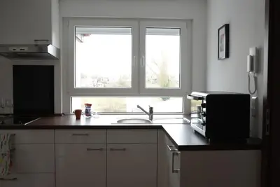 Küche/Küchenzeile in der Unterkunft Wohnung Nr. 2 - 2,5 Zimmer Obergeschoss Wohnung