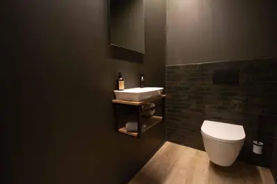 Ein Badezimmer in der Unterkunft DAS Hotel by Hopfenschlingel