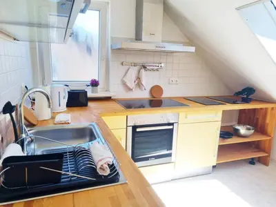 Grundriss der Unterkunft Fully equipped Apartment with big balcony and cozy living room