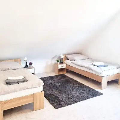 Fully equipped Apartment with big balcony and cozy living room