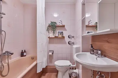 Ein Badezimmer in der Unterkunft Michele die Studentenecke