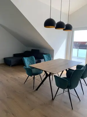 Ein Sitzbereich in der Unterkunft Ferienwohnungen Martin