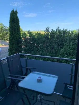 Ein Balkon oder eine Terrasse in der Unterkunft Ferienwohnungen Gergert Nr4
