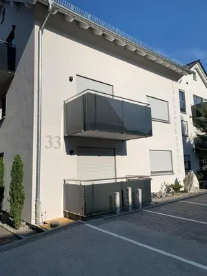 Das Gebäude in dem sich die Ferienwohnung befindet