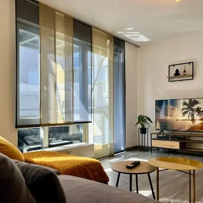 2-Zimmer Kaiser-CITY-Apartment mit Balkon und Smart-TV in der Kaiserstraße in Karlsruhe beim Europaplatz