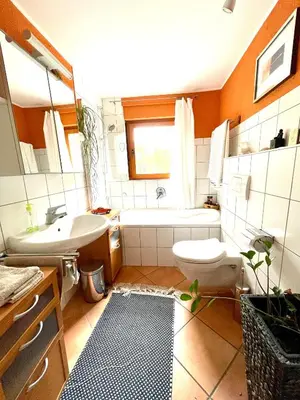 Ein Badezimmer in der Unterkunft Herzensort - idyllisches Gästehaus für 2 im Garten