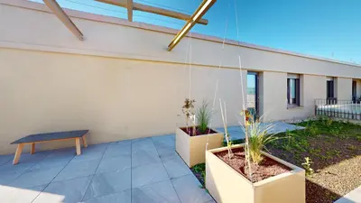 Ein Garten an der Unterkunft Penthouse Albterrassen mit toller Ausstattung!