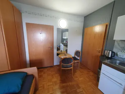 Küche/Küchenzeile in der Unterkunft ABM Apartment Haus