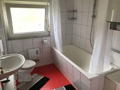 Ein Badezimmer in der Unterkunft Gästehaus Lützelbach