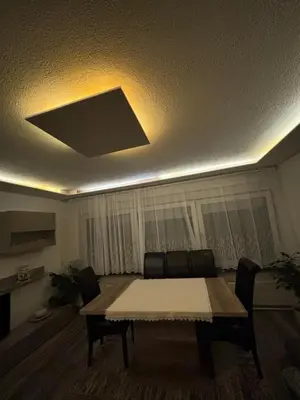Ein Sitzbereich in der Unterkunft Ferienwohnung in Bad Rappenau