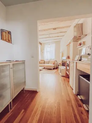 Küche/Küchenzeile in der Unterkunft Ferienwohnung in maison de grès