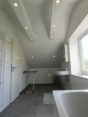 Ein Badezimmer in der Unterkunft ruhige und moderne 2-Zi. Wohnung