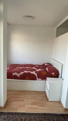 Ein Bett oder Betten in einem Zimmer der Unterkunft 1,5 Zimmerwohnung in Heidelberg