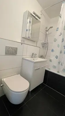 Ein Badezimmer in der Unterkunft 1,5 Zimmerwohnung in Heidelberg