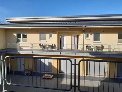 Ein Balkon oder eine Terrasse in der Unterkunft Kleine Auszeit - Ferienwohnungen in Flonheim