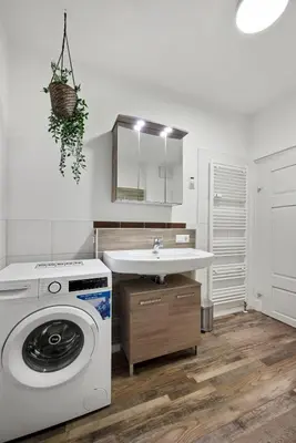 Küche/Küchenzeile in der Unterkunft BackHome - SUITE XL - Parkhaus - Fantastische Schlosslage - SmartTV - Waschmaschine - Netflix - 90qm - 24h Checkin - Apartment 2