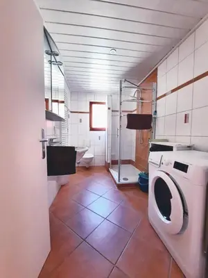 Küche/Küchenzeile in der Unterkunft Ferienwohnung Sankt Martin 225 N.N.