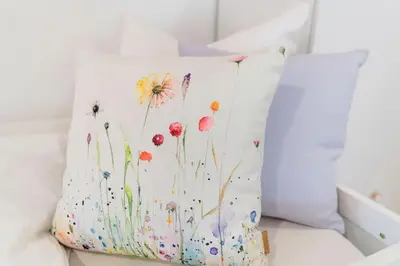 Ein Bett oder Betten in einem Zimmer der Unterkunft Appartio-80qm-ländlich-luxuriös