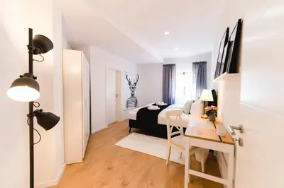Ein Sitzbereich in der Unterkunft Appartio-80qm-ländlich-luxuriös