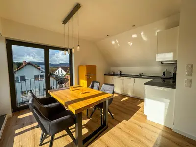 Küche/Küchenzeile in der Unterkunft Vyne Apartments - Dachterrasse - Grill - Parkplatz